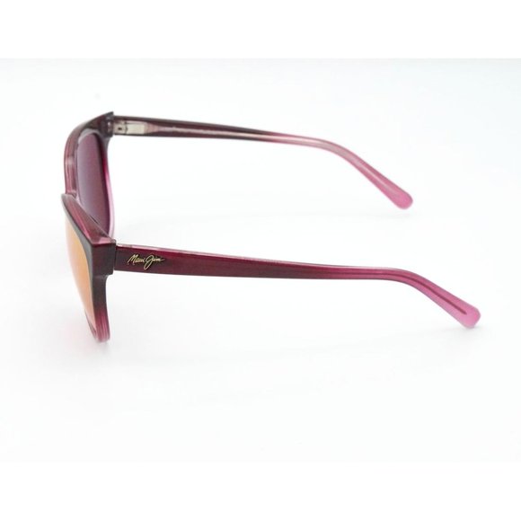 Maui Jim Olu Olu Mj 537-07A Burgundy Fade Frame MAUI Sunrise - Picture 4 of 6